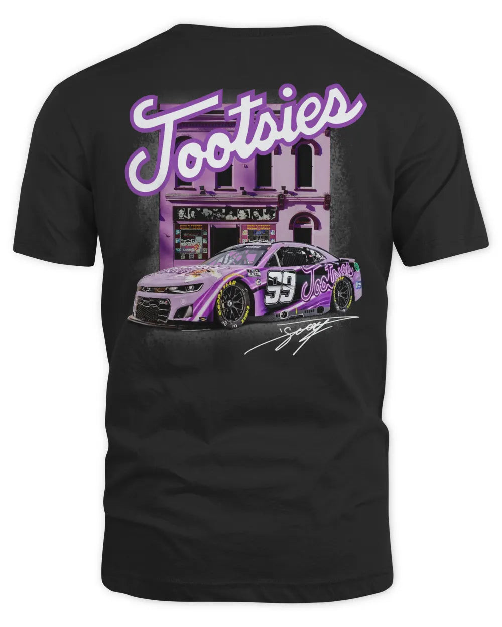 Official Tootsies Racing Black Tee Shirt