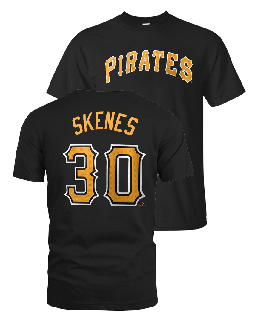 Paul Skenes Pittsburgh Pirates Fuse Name & Number T Shirt