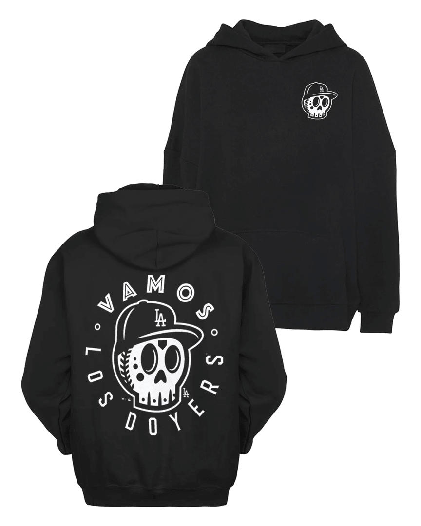 Official Los Angeles Dodgers Hometown Collection Sugar Skull Hoodie